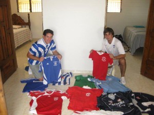 Jerseys donated to UNFC